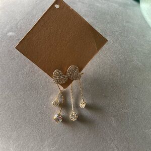 Dangle earrings with post back